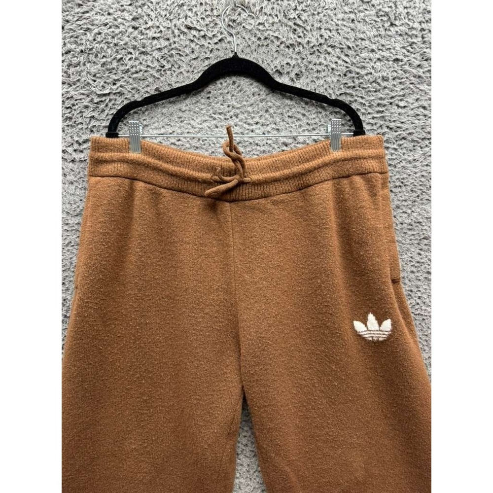 Adidas Originals Athletic Dept Knitted Pants Preloved Brown Womens Size 2XL - Picture 3 of 12